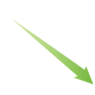 绿色卡通扁平向下箭头元素GIF动态图向下箭头图标